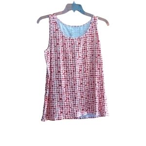 🌻 NWOT 🌻 CATO - 18/20 Red & White Floral Tank
